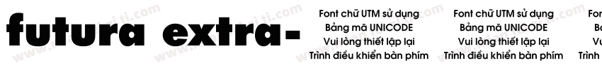futura extra字体转换